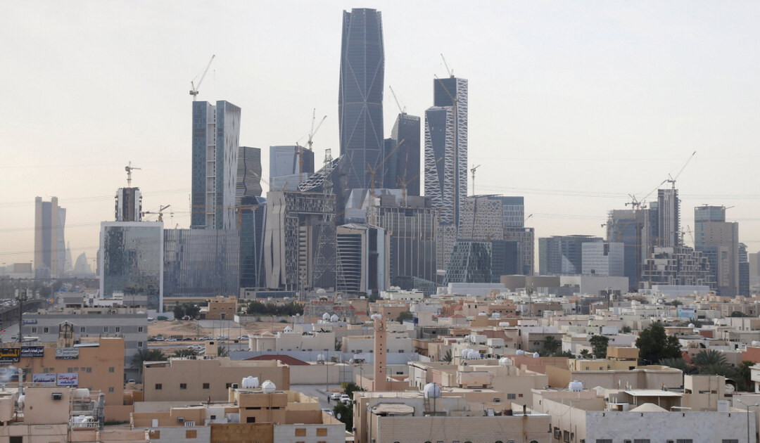 View shows the King Abdullah Financial District, north of Riyadh, Saudi Arabia. (REUTERS)