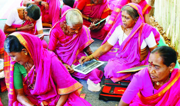 Never too late:  Elderly Indian women go to school for first time