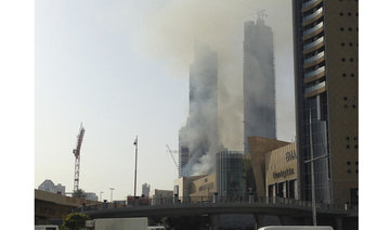 Large fire burns in Dubai near site of dramatic 2015 blaze