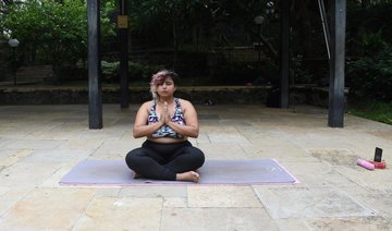 The Indian woman defying body stereotypes through yoga