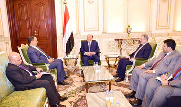 UN envoy, Yemen president hold talks in Riyadh