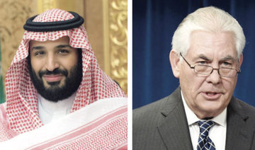 Saudi crown prince receives telephone call from US Secretary of State