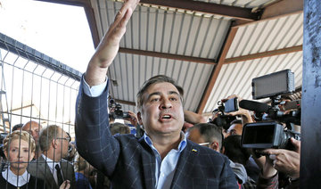 Ukraine blocks train as stateless Saakashvili attempts re-entry