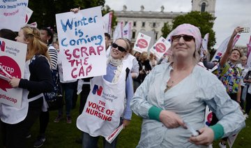 UK nurses bid for 3.9 percent salary rise in latest push against pay cap