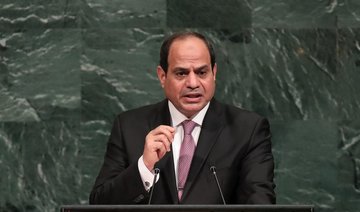 Egypt’s president urges Palestinians to unite, co-exist with Israel