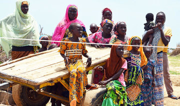 Boko Haram displaced protest poor conditions in Nigeria camp