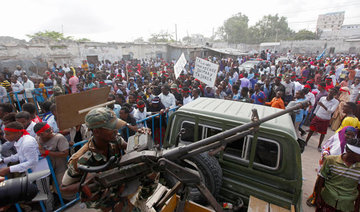 Thousands in Mogadishu march in defiance after attack