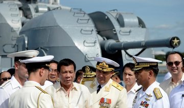 Philippines’ Duterte receives Russian assault rifles