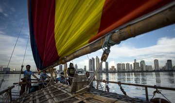 After conquering Everest, Philippine adventurer sets sail for China on an ancient boat