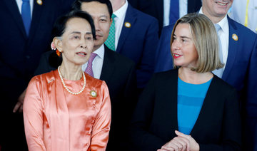 EU’s top diplomat ‘encouraged’ by Rohingya talks with Suu Kyi