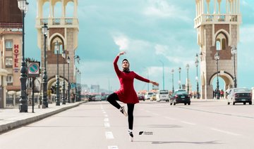 Hijab-wearing ballerina performs on Alexandria streets to promote tourism