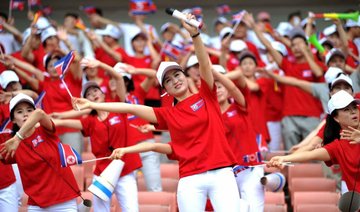 North Korean Olympic cheerleaders steal the show in Pyeongchang