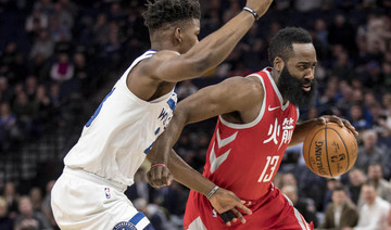 James Harden scores 34 as Houston Rockets beat Minnesota Timberwolves 126-108