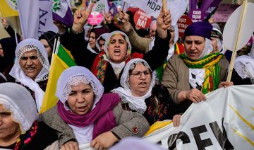 Turkey riot police break up women’s rights march