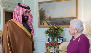 Saudi crown prince meets Queen Elizabeth, Theresa May at start of UK visit