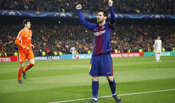 Lionel Messi hits 100th Champions League goal as Barcelona make last eight