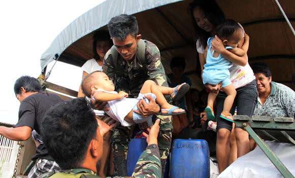 Forced evacuations as Philippine volcano spews lava