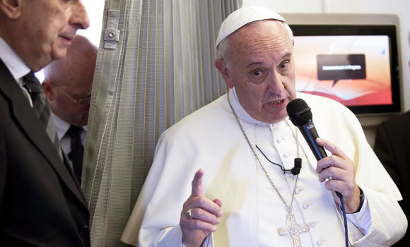 Pope on Charlie Hebdo: You cannot insult the faith of others