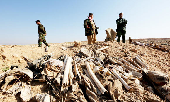 16 mass graves found in Sinjar