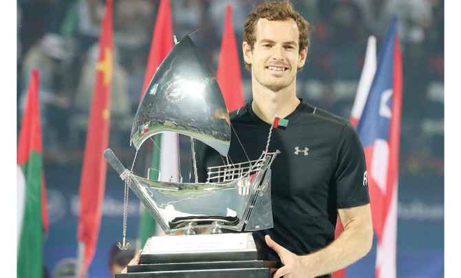 Murray secures 45th career title with Dubai win