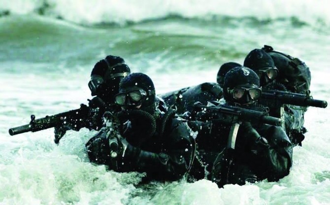 Saudi marine security units boast highly trained frogmen