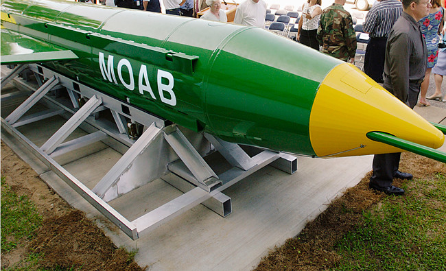 US drops 'Mother Of All Bombs' in Afghanistan