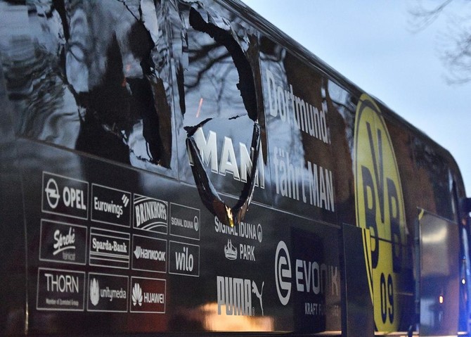 Germany arrests suspect in Dortmund team bus attack: prosecutor