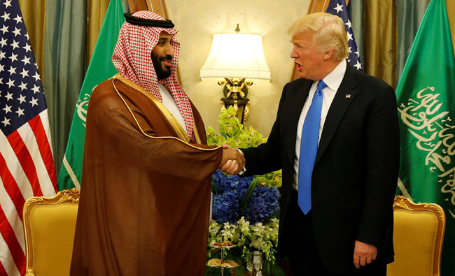 Trump, crown prince discuss Qatar row