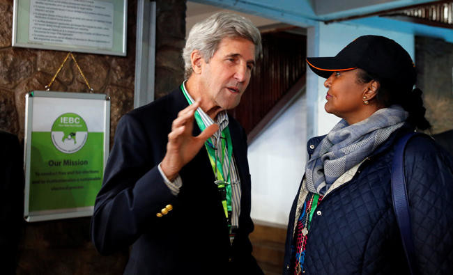 Foreign observers urge patience as Kenya awaits poll results