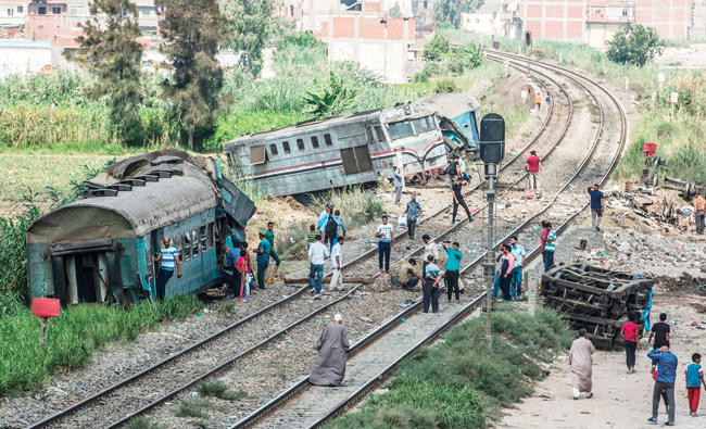 Egypt train crash toll hits 41 as drivers questioned