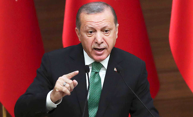 In call to Suu Kyi, Erdogan slams rising human rights violations repression