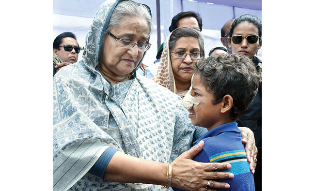 ‘Speechless’ Hasina lambastes Myanmar for atrocities