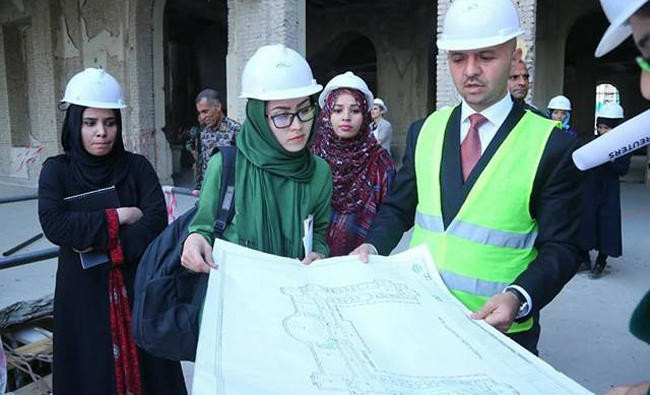 Afghan women express pride in renovating historic palace