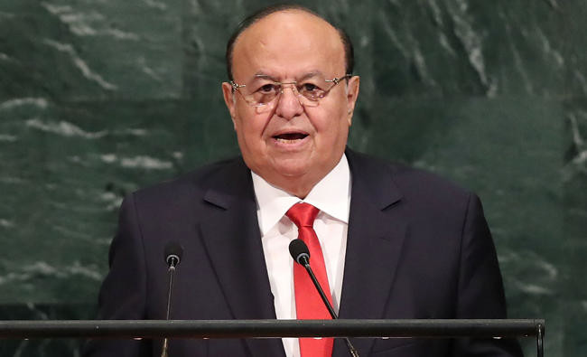 Yemen crisis will ‘most likely’ require  military solution because of Iran influence, says Hadi