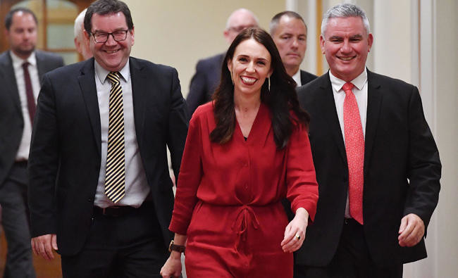 Ardern to lead New Zealand liberal government