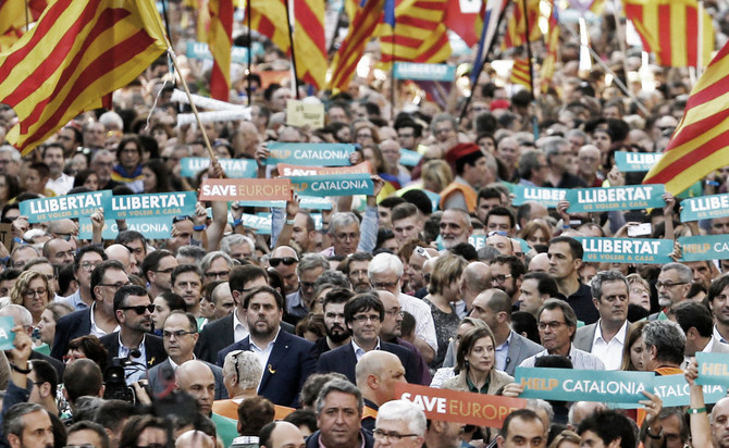 Catalonia warns of civil disobedience as Madrid readies direct rule