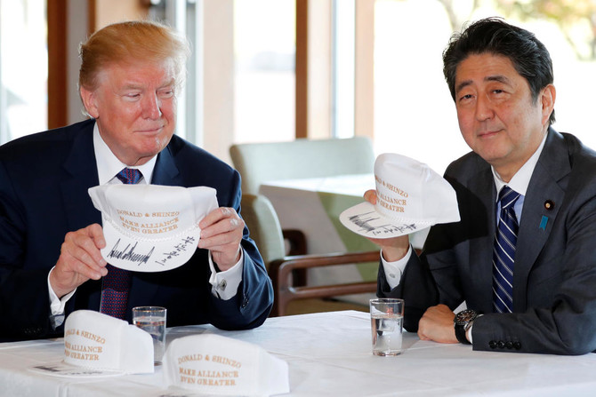 Golf diplomacy: Abe duels with ‘long hitter’ Trump