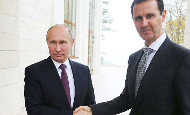 Putin hosts Assad in fresh peace drive