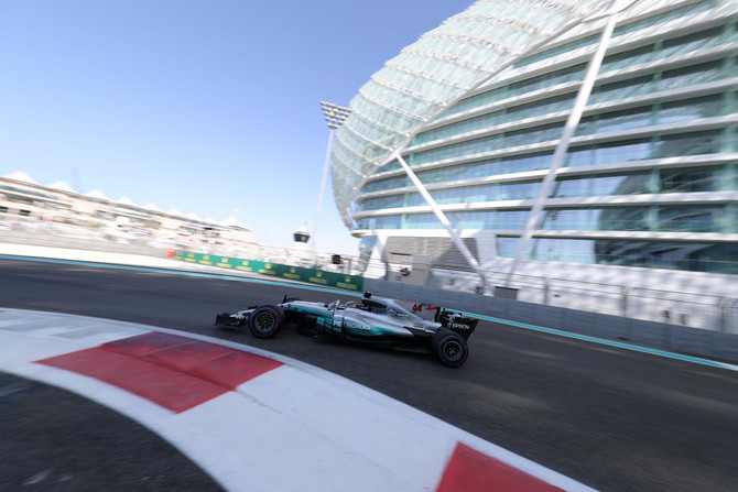 Hamilton on top in final Formula One Abu Dhabi Grand Prix practice