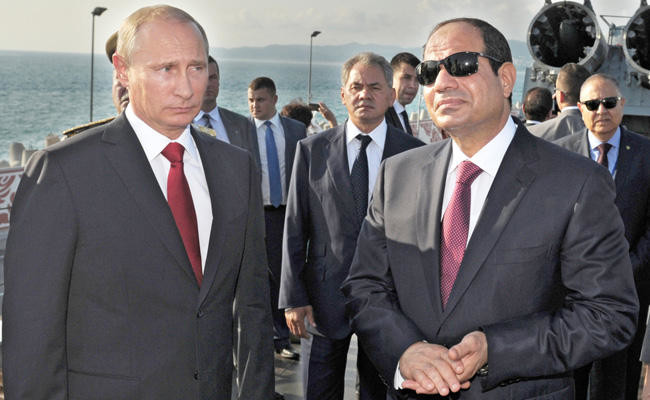 Russia negotiates deal for its warplanes to use Egypt bases