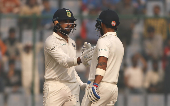 Cricket skipper Kohli powers past 5,000 runs as India target big score