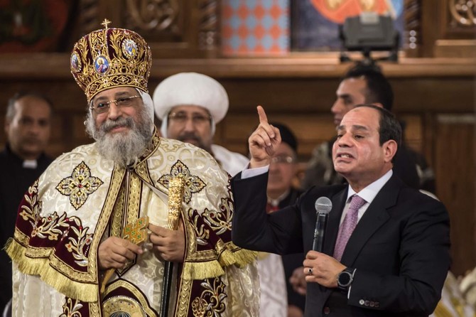 Egypt’s El-Sisi attends Christmas Mass amid tight security