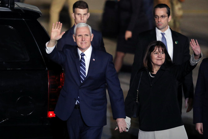 US Vice President Mike Pence arrives in Israel