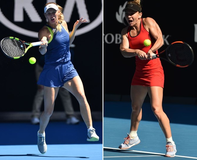 Caroline Wozniacki and Simona Halep both out to end Grand Slam hoodoo