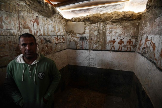 Egypt says 4,400-year-old tomb discovered outside Cairo