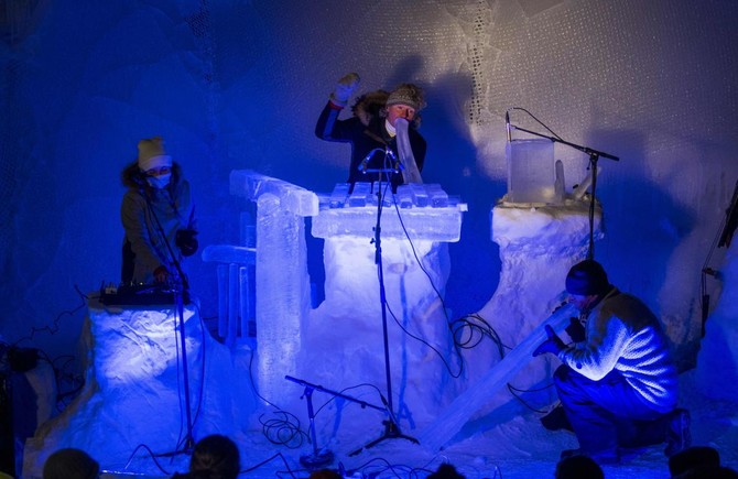 Ice instruments ring out coolest music in Norway