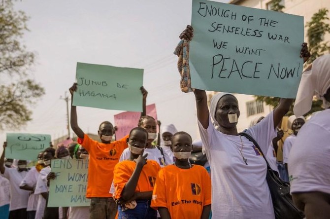 Hundreds protest against US arms embargo in South Sudan, journalists attacked