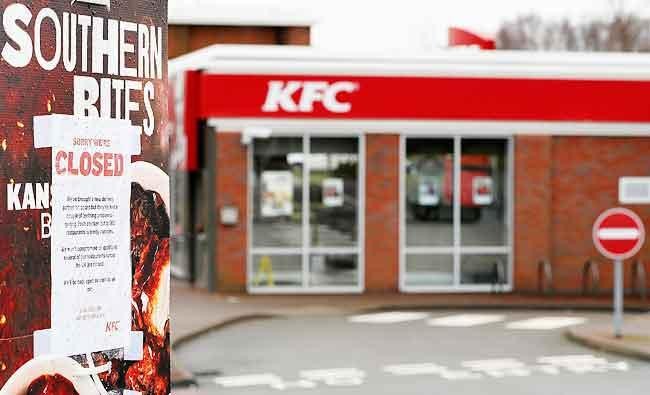 Chicken shortage shuts hundreds of KFC stores in UK