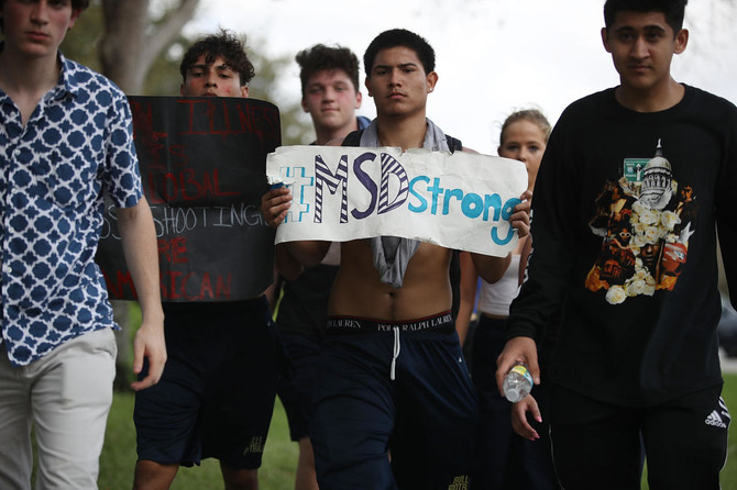 Florida school massacre survivors push lawmakers for assault gun ban