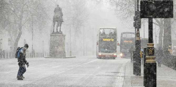 Two killed as snow, sub-zero temperatures paralyze Europe